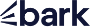 Logo of Bark, featuring the word "bark" in bold blue with an emblem of sound waves.